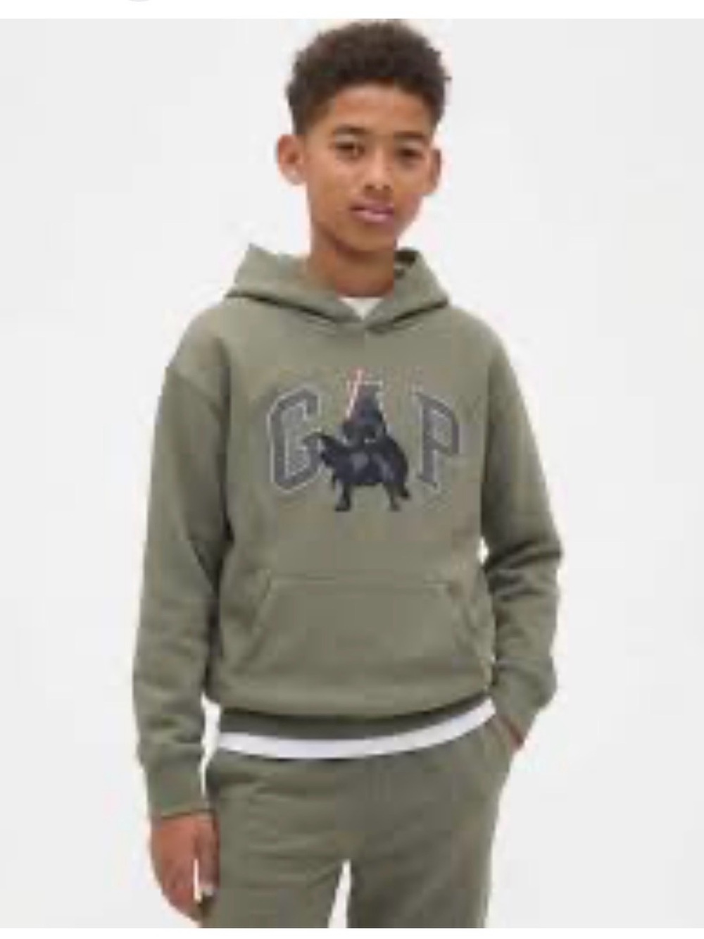 GapKids Star Wars Relaxed Logo Hoodie.
